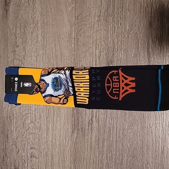 Steph Curry Stance Socks Size 9-13 mens - Picture 2 of 5